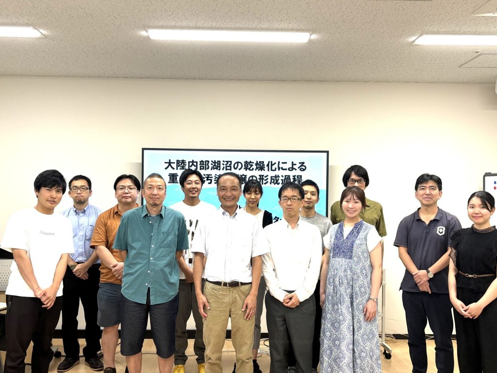 【CWRA】第15回ウェルビーイングラウンジ 「大陸内部湖沼の乾燥化による重金属汚染土壌の形成過程」を開催しました